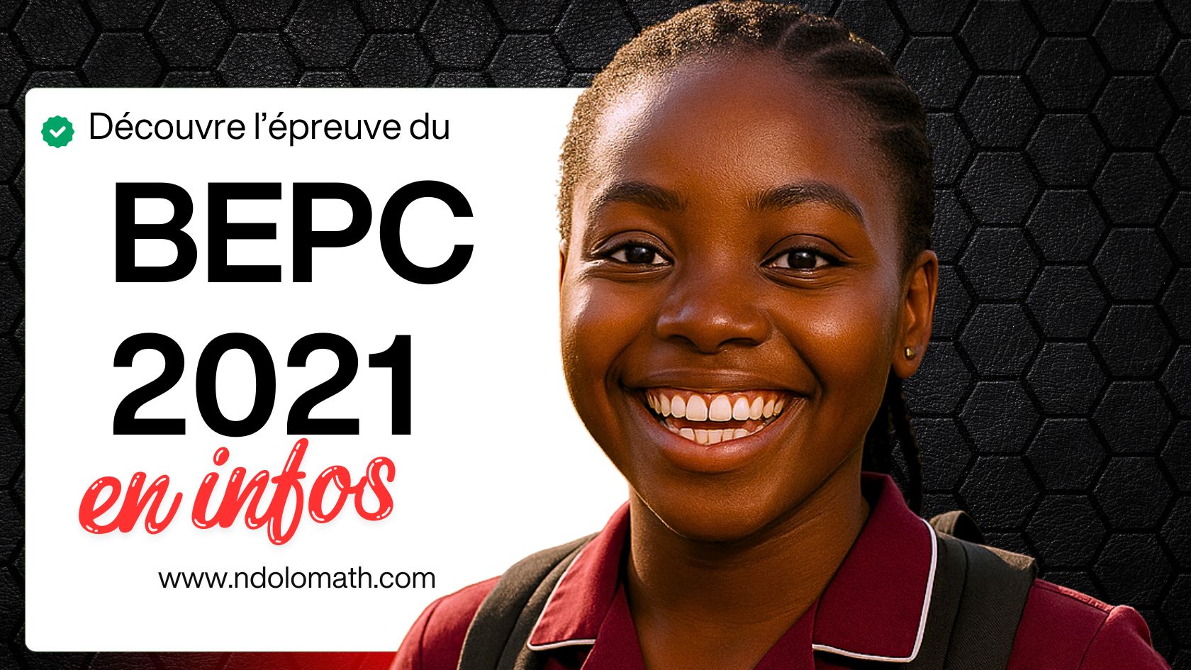 Épreuve d'Informatique au BEPC 2021 pour les classes de Troisième