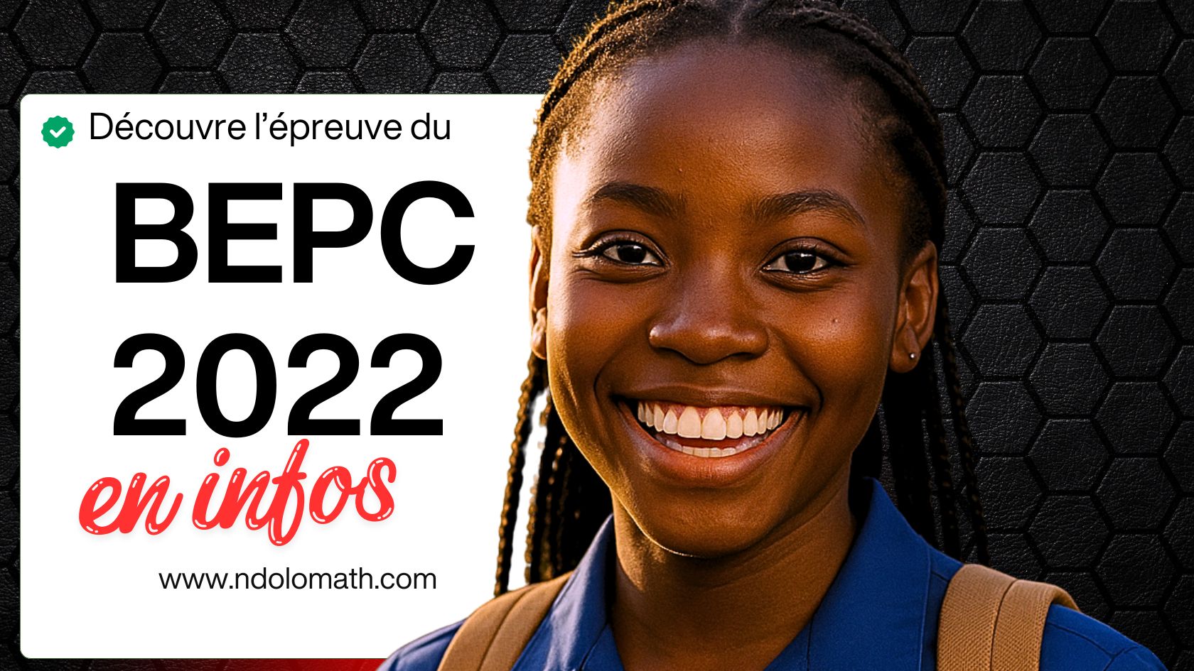 Épreuve d'Informatique au BEPC 2022 pour les classes de Troisième