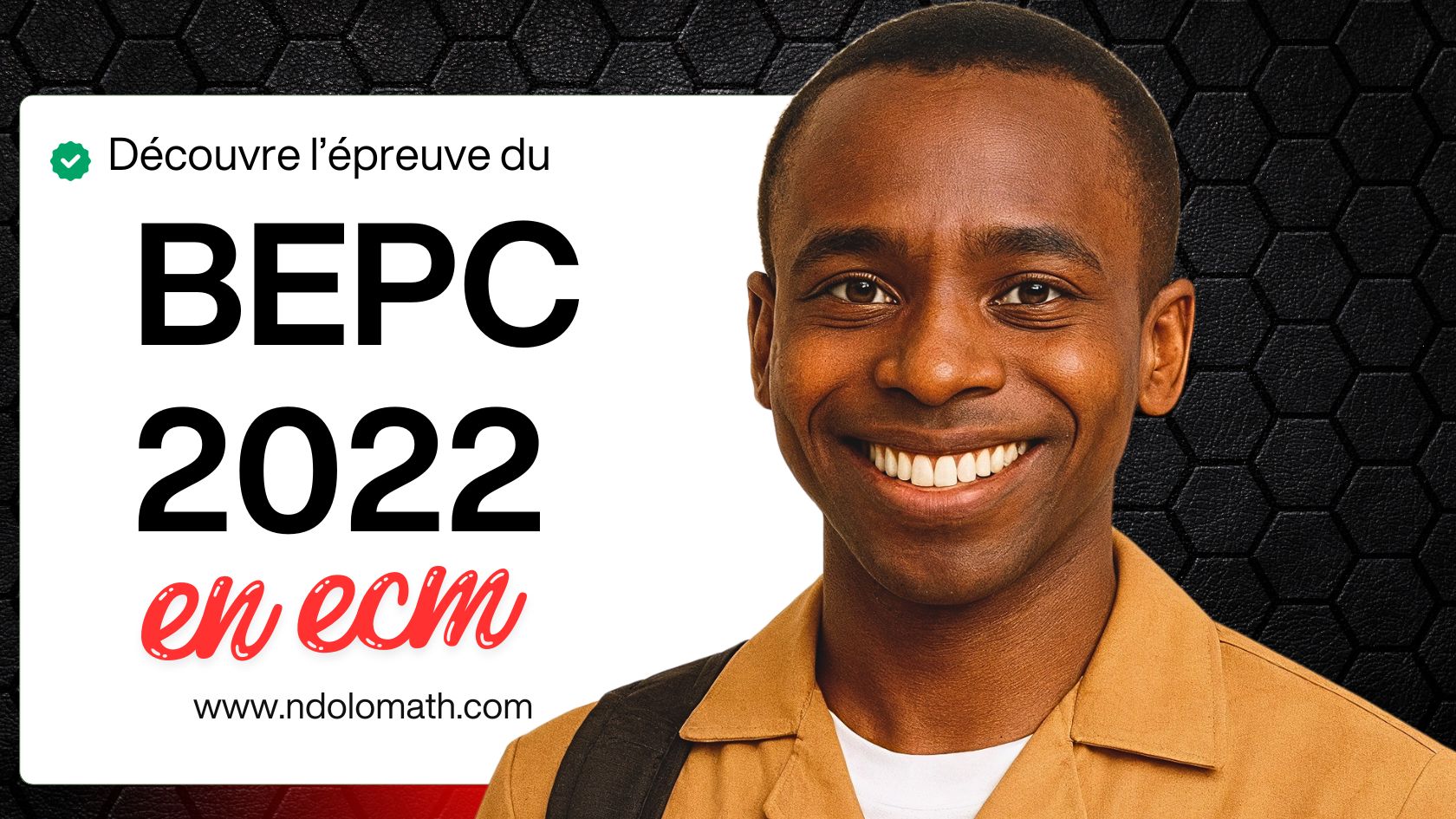 Épreuve d'Éducation à la citoyenneté au BEPC 2022 pour les classes de Troisième