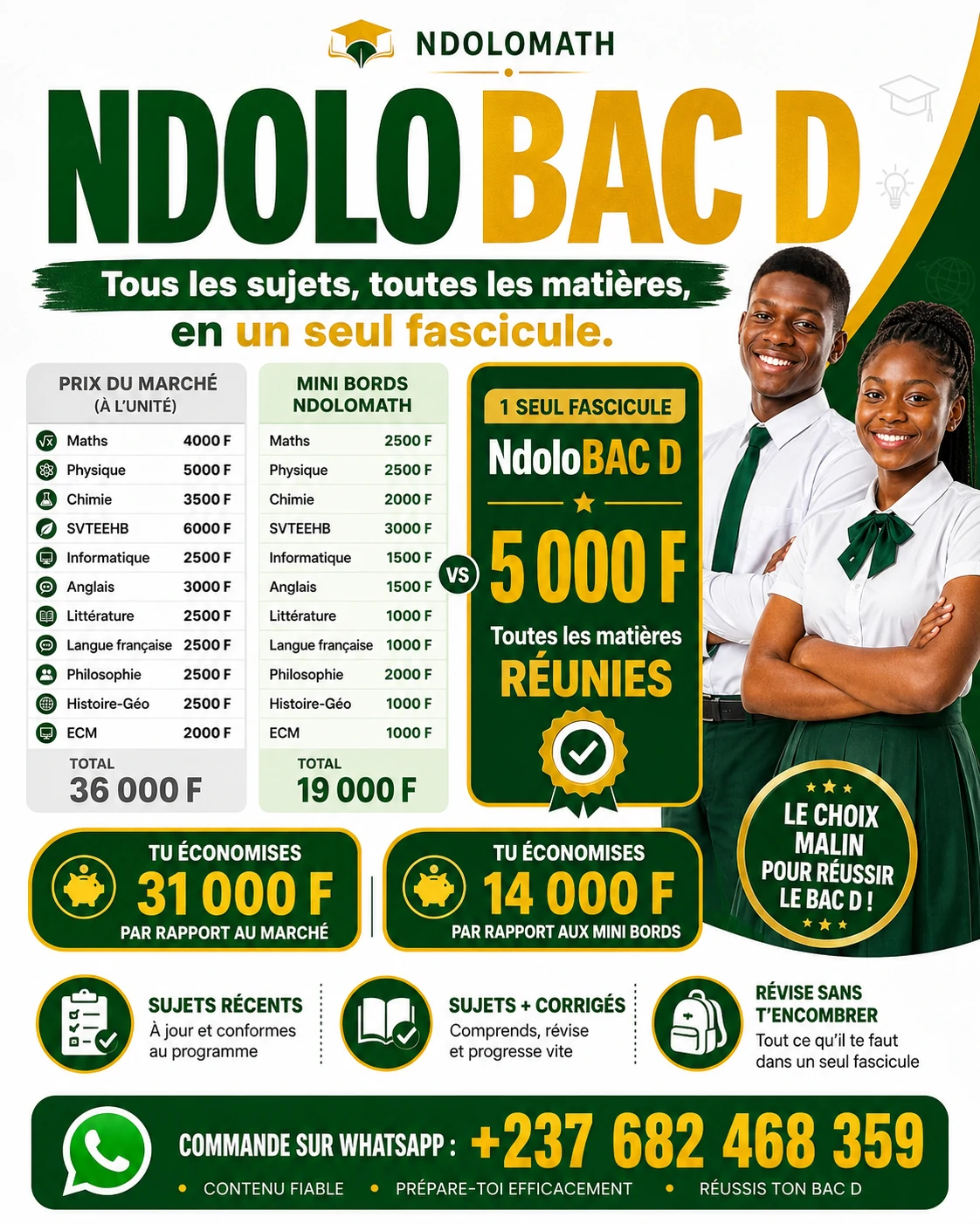 NdoloBAC D - Le bon choix pour réviser malin