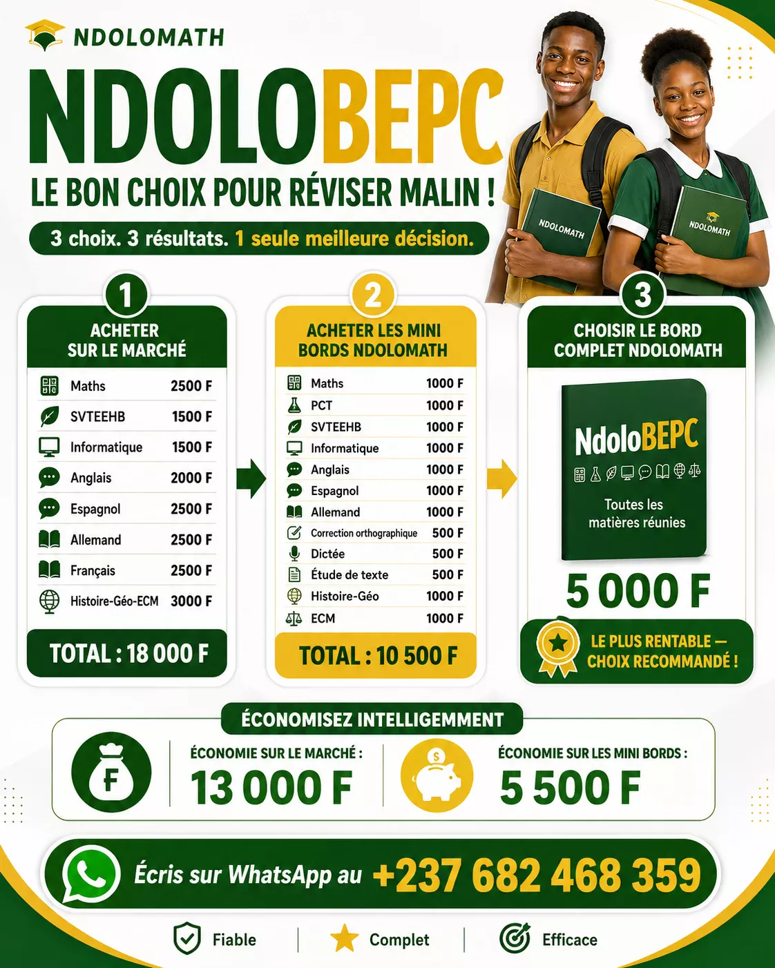 NdoloBEPC - Le choix malin pour réviser