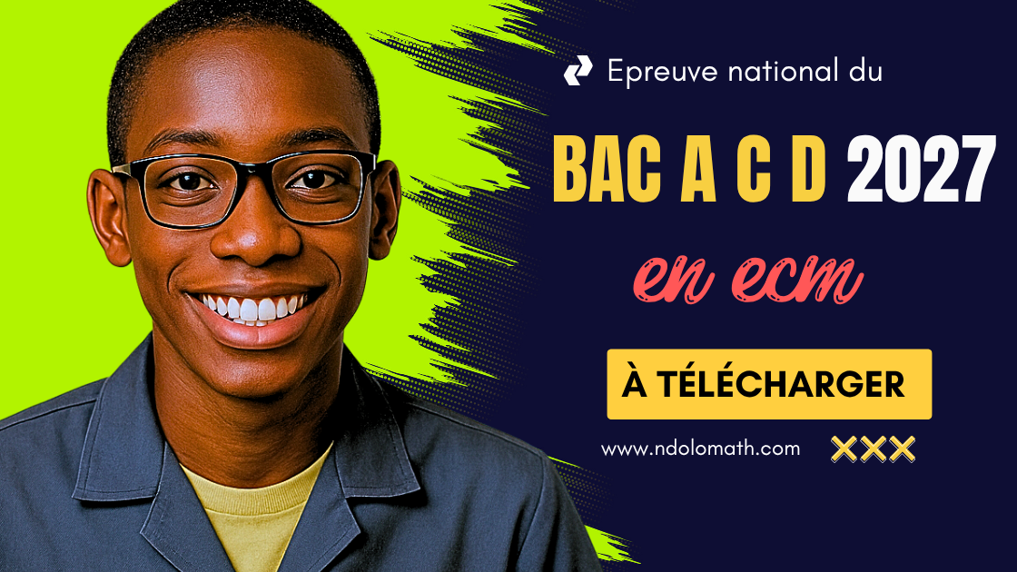 Épreuve d’ECM au BAC A, C et D 2027