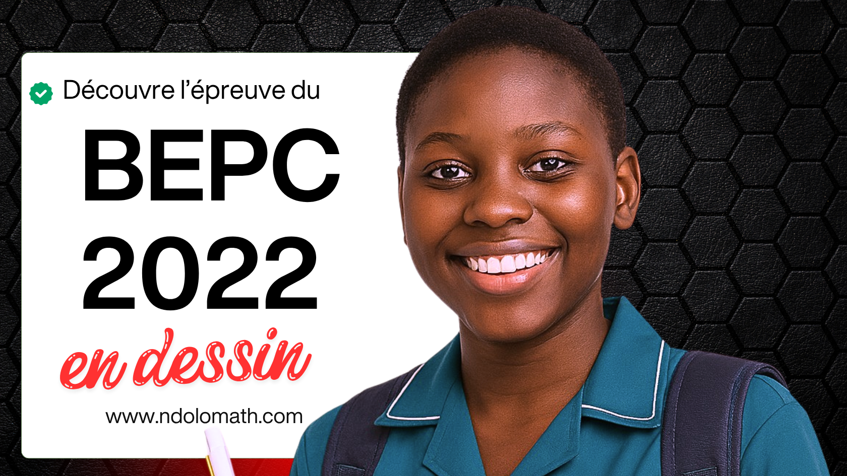 Épreuve de dessin au BEPC 2022