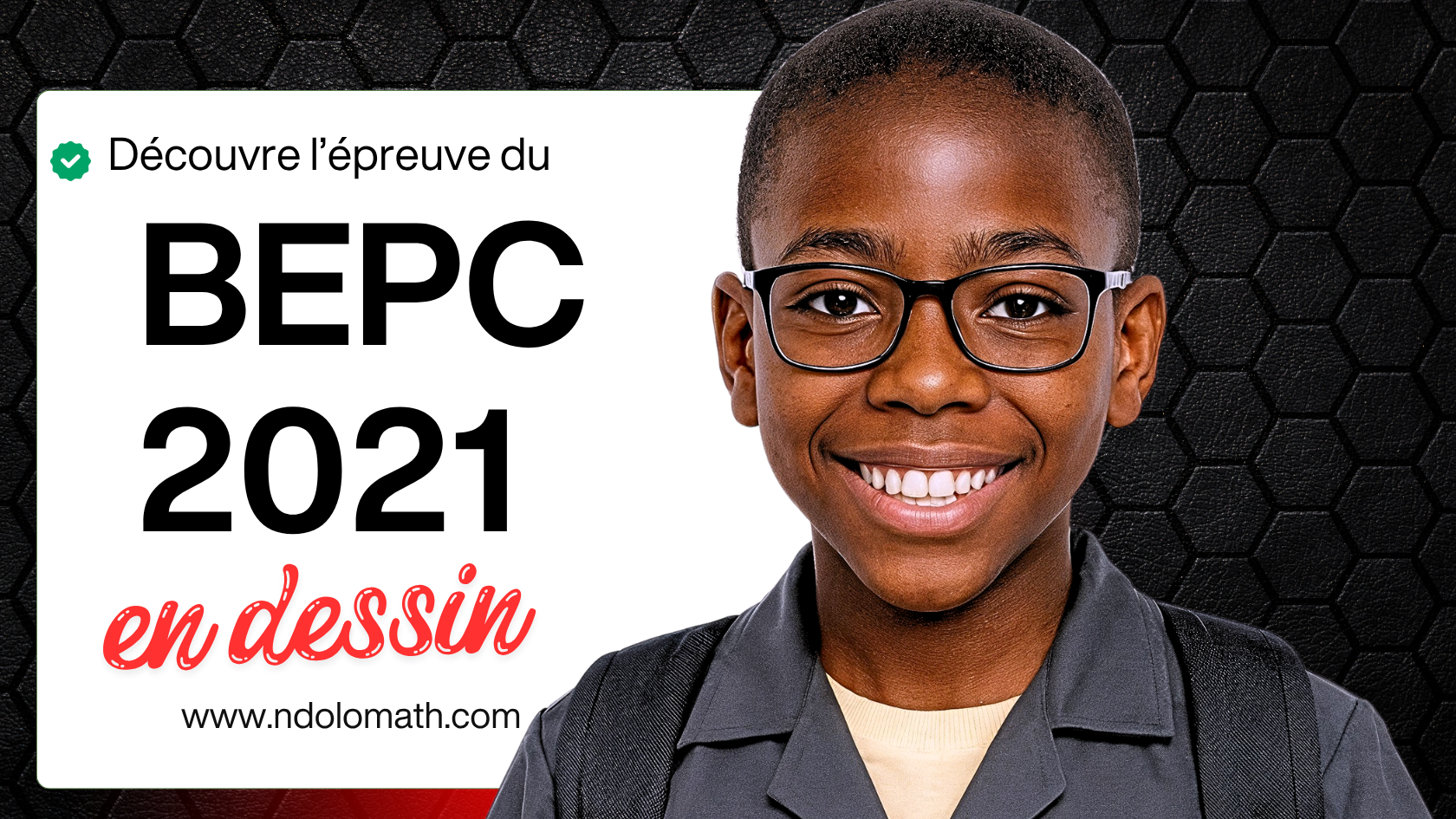 Épreuve de dessin au BEPC 2021