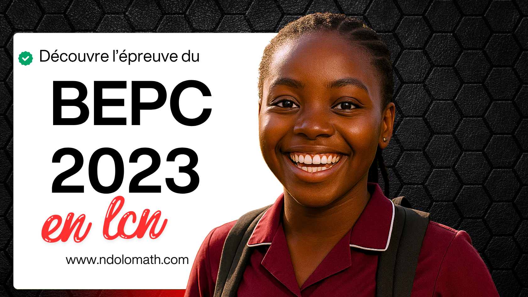 Épreuve de langue et culture nationale au BEPC 2023
