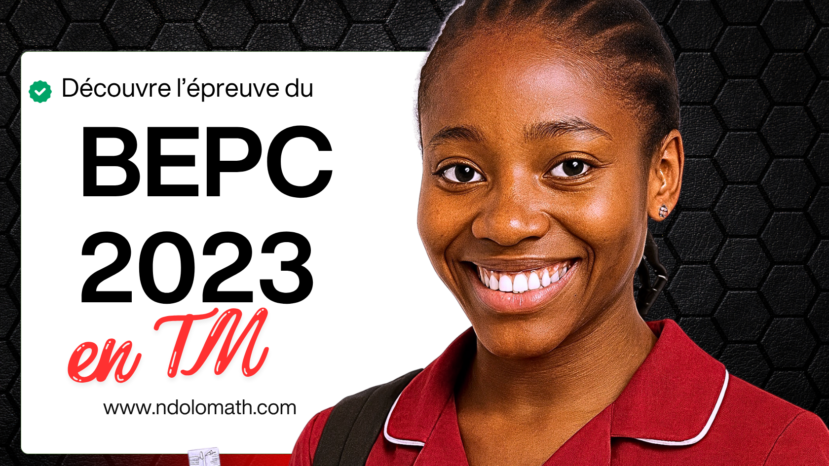 Épreuve de travail manuel au BEPC 2023