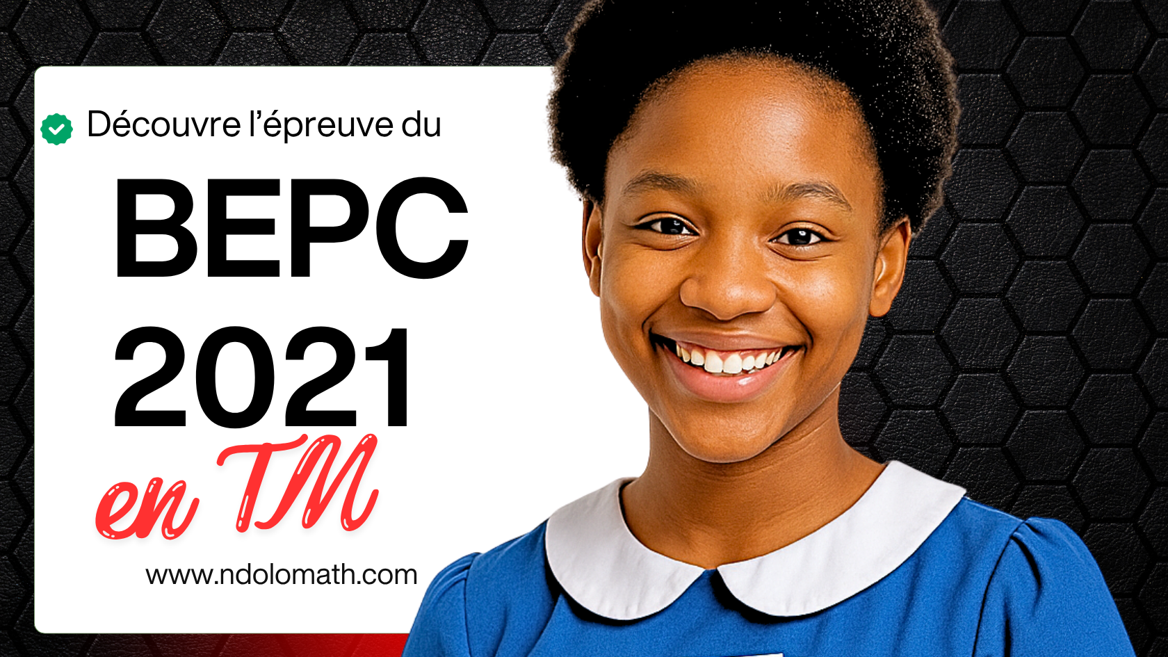 Épreuve de travail manuel au BEPC 2021