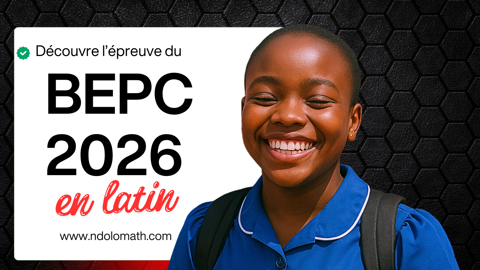 Épreuve de latin au BEPC 2026