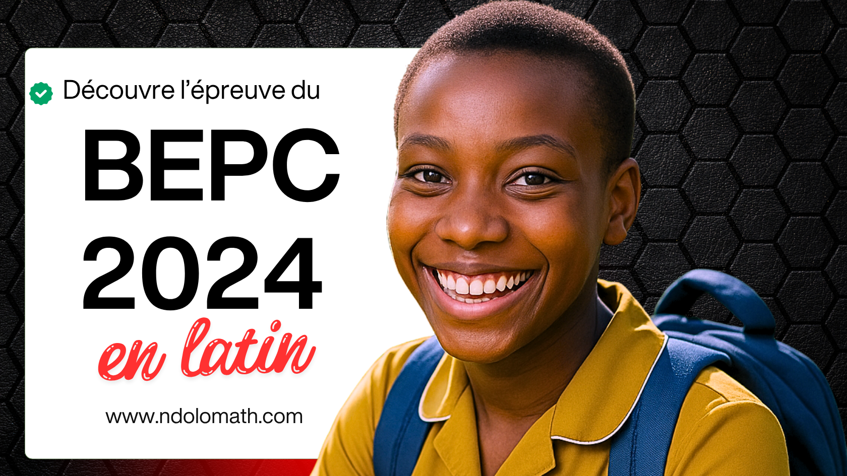 Épreuve de latin au BEPC 2024