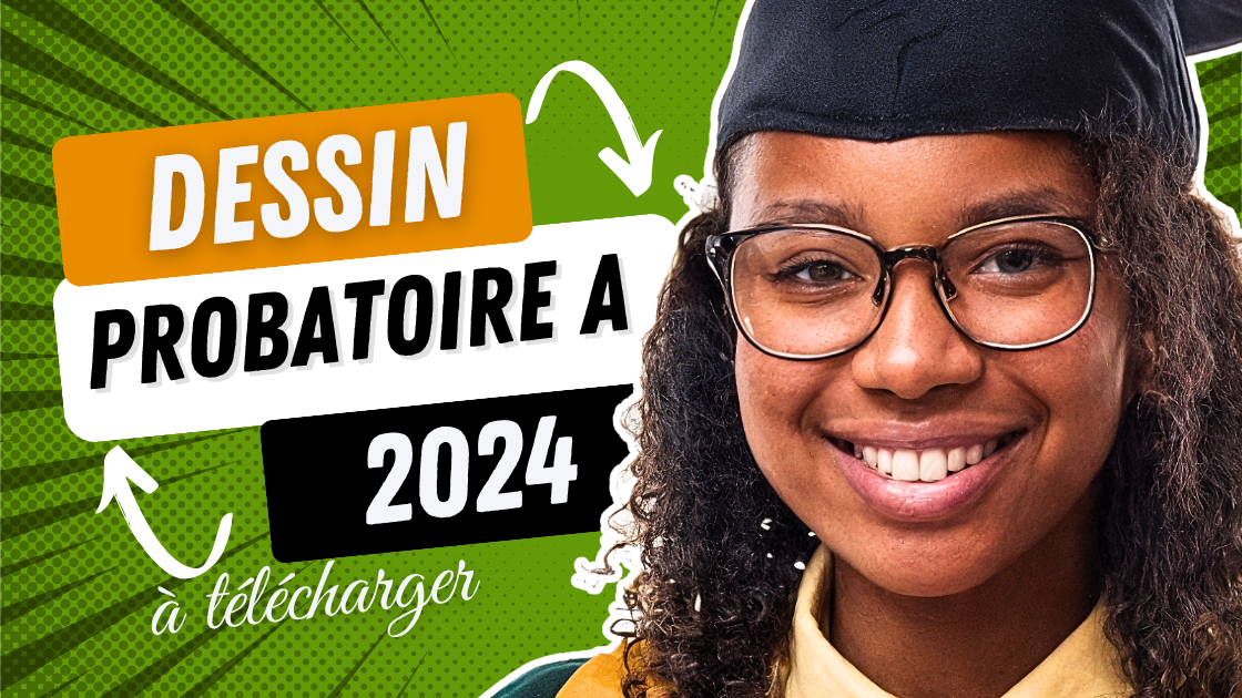 Épreuve de dessin au Probatoire A 2024