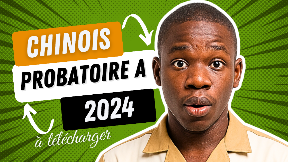 Épreuve de chinois au Probatoire A 2024
