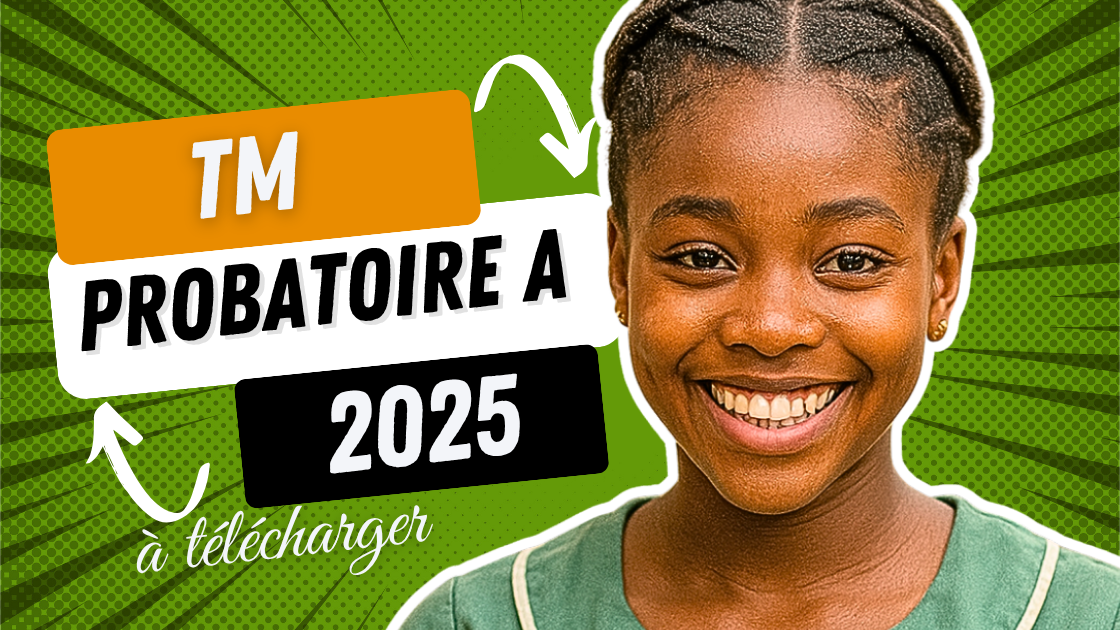 Épreuve de travail manuel au Probatoire A 2025