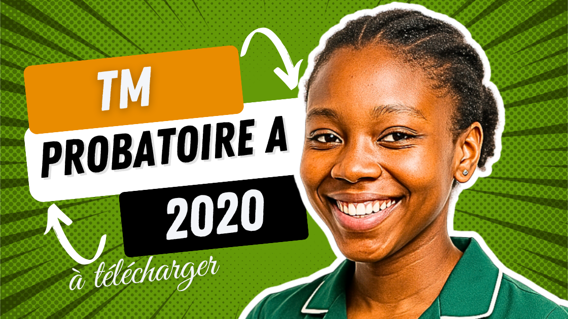 Épreuve de travail manuel au Probatoire A 2020