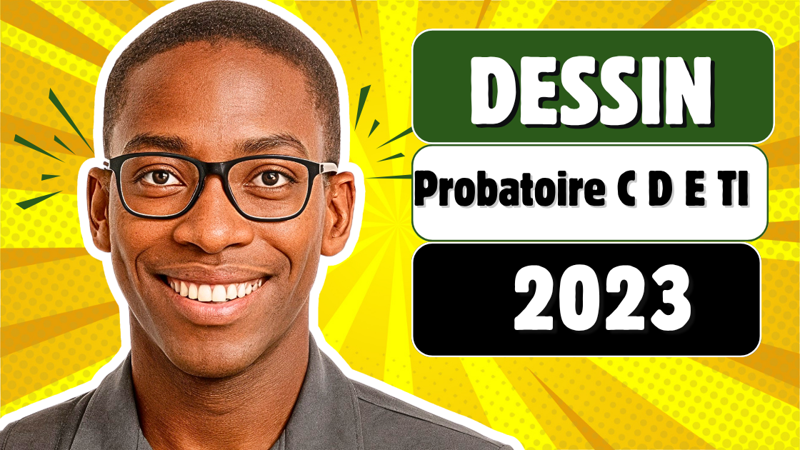 Épreuve de dessin au Probatoire C, D, E et TI 2023