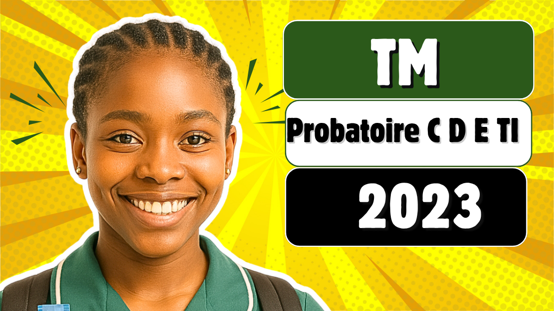Épreuve de travail manuel au Probatoire C, D, E et TI 2023
