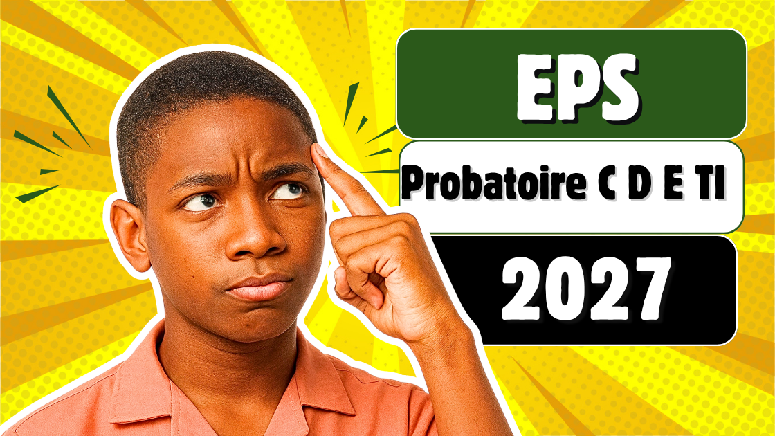 Épreuve d'éducation physique et sportive au Probatoire C, D, E et TI 2027