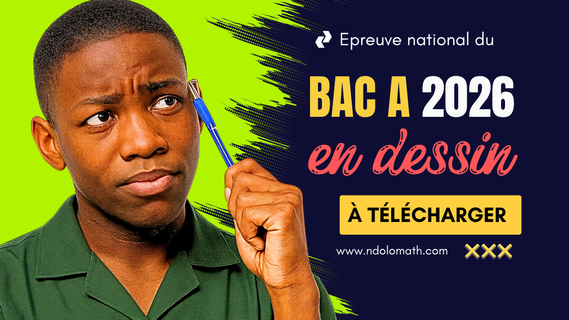 Sujet dessin BAC A 2026