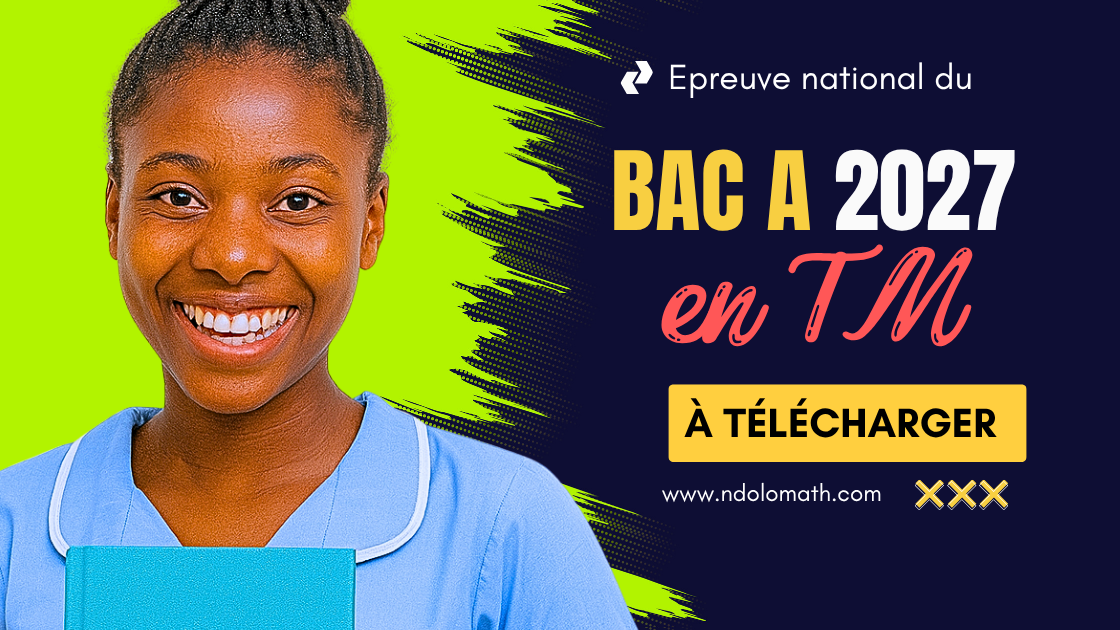 Épreuve de travail manuel BAC A 2027