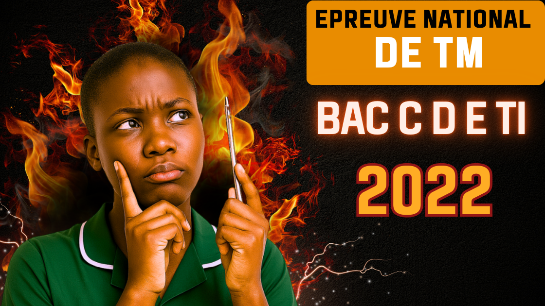 Épreuve de travail manuel BAC C D E TI 2022