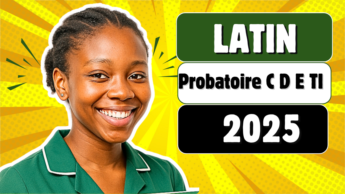 Épreuve facultative de Latin au Probatoire C D E TI 2025