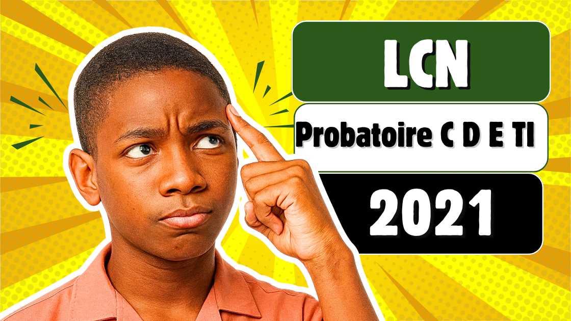 Épreuve facultative de Langue Nationale au Probatoire C D E TI 2021