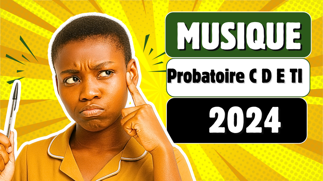 Épreuve facultative de Musique au Probatoire C D E TI 2024