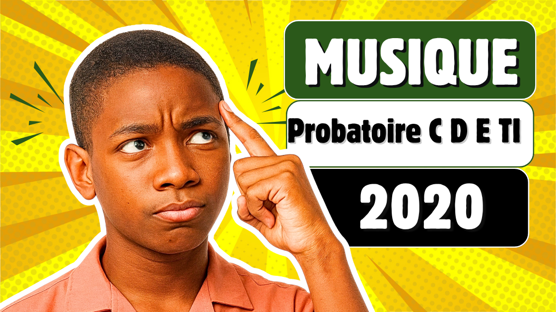 Épreuve facultative de Musique au Probatoire C D E TI 2020