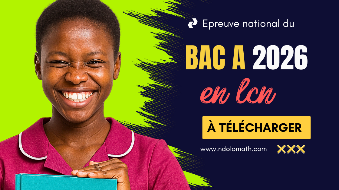 Épreuve facultative de Langue Nationale au BAC A 2026