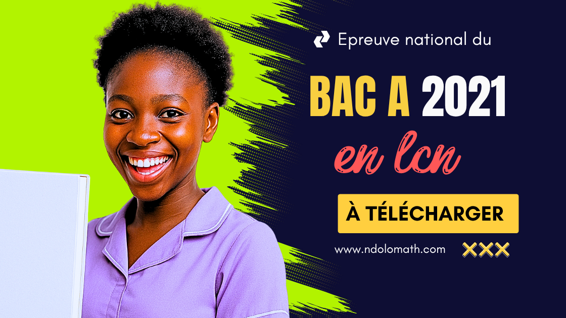 Épreuve facultative de Langue Nationale au BAC A 2021