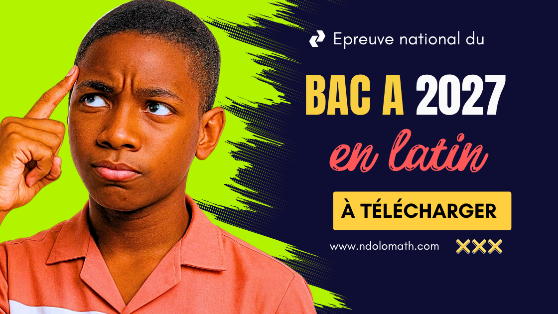 Épreuve facultative de Latin au BAC A 2027