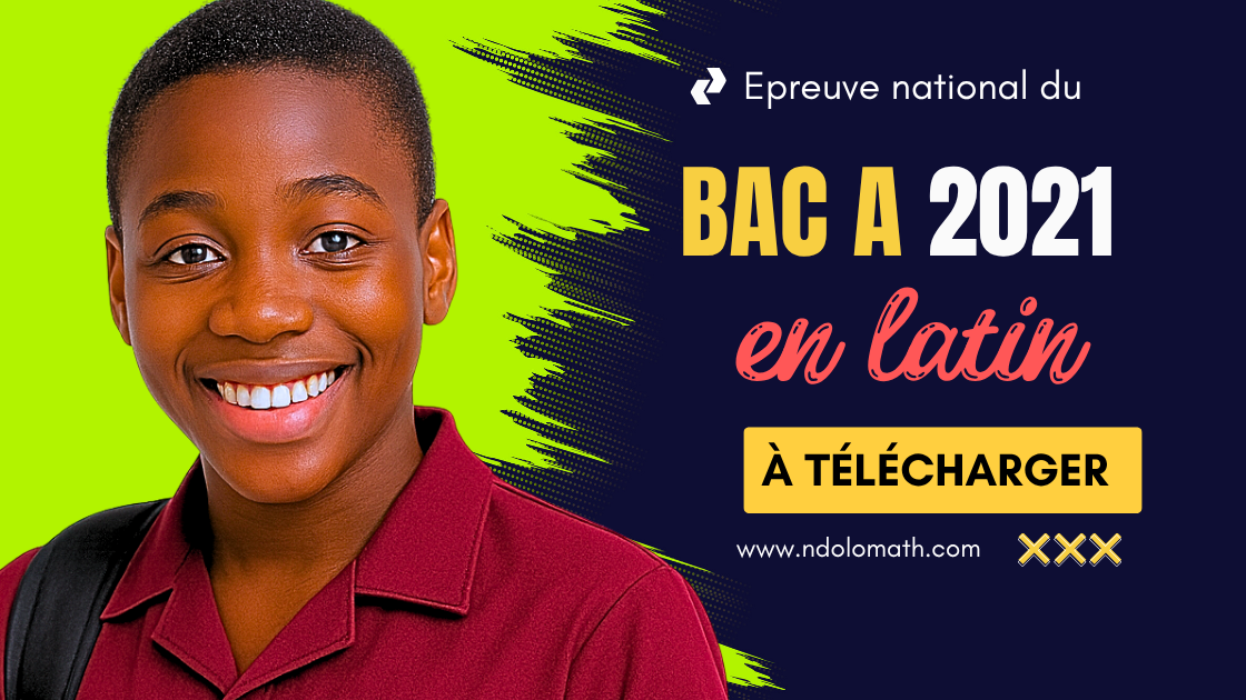 Épreuve facultative de Latin au BAC A 2021