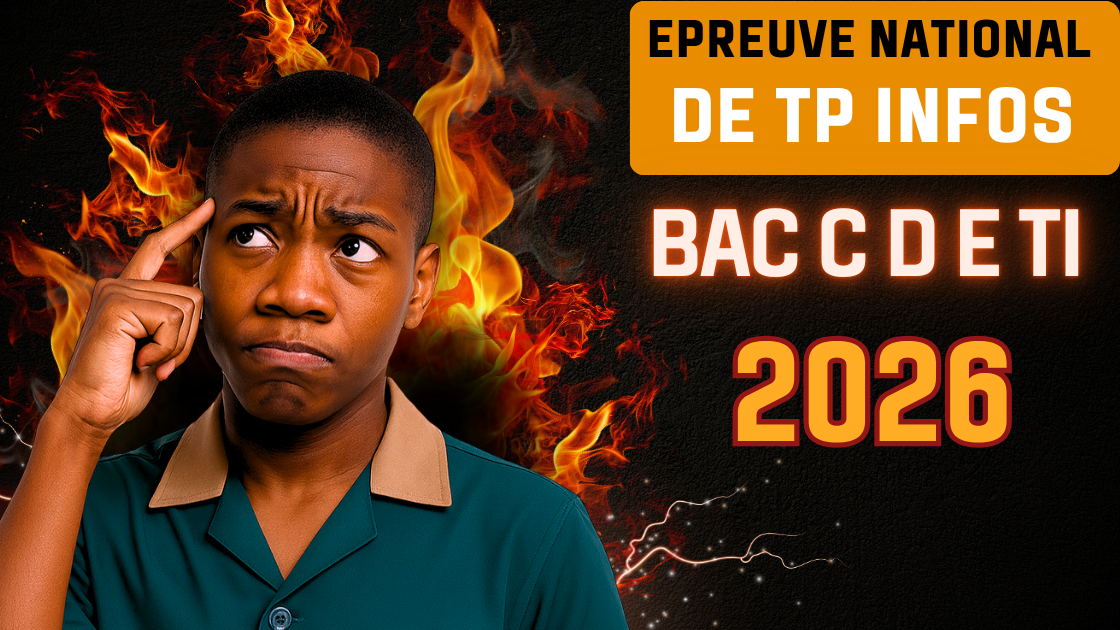 Épreuve pratique facultative d’Informatique au BAC C D E 2026