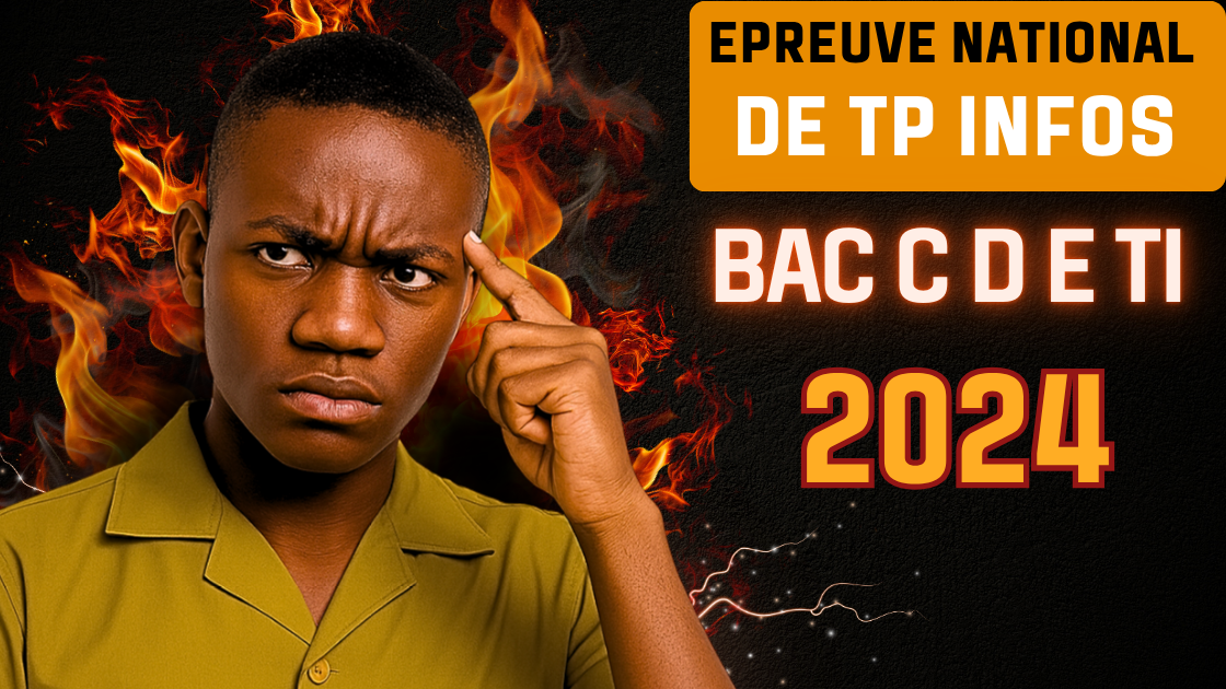Épreuve pratique facultative d’Informatique au BAC C D E 2024