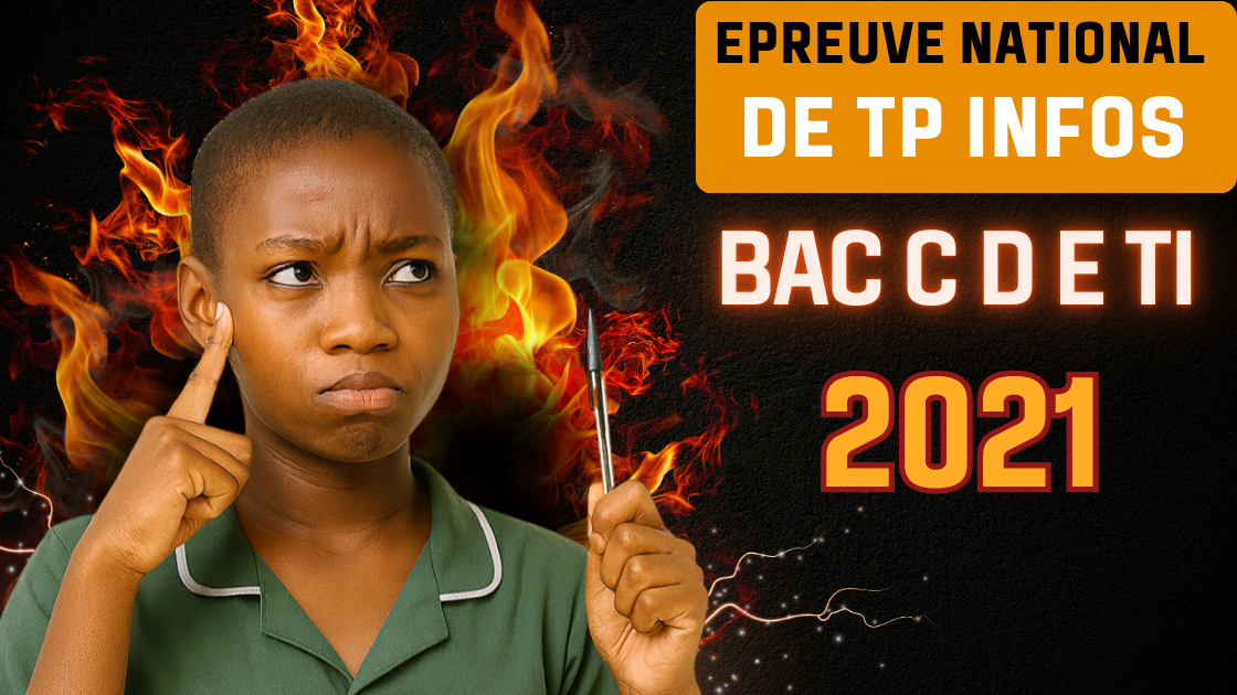 Épreuve pratique facultative d’Informatique au BAC C D E 2021