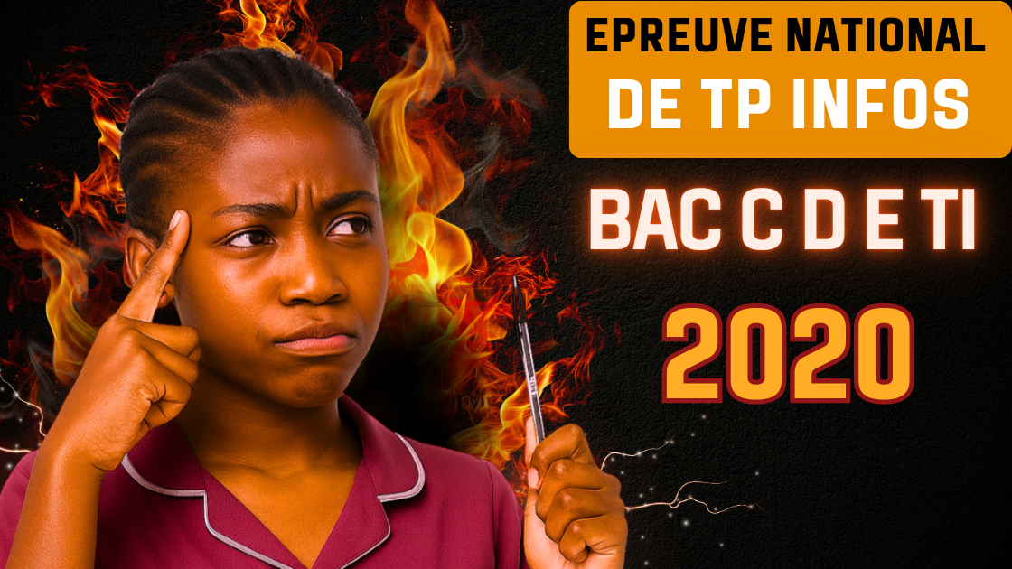 Épreuve pratique facultative d’Informatique au BAC C D E 2020