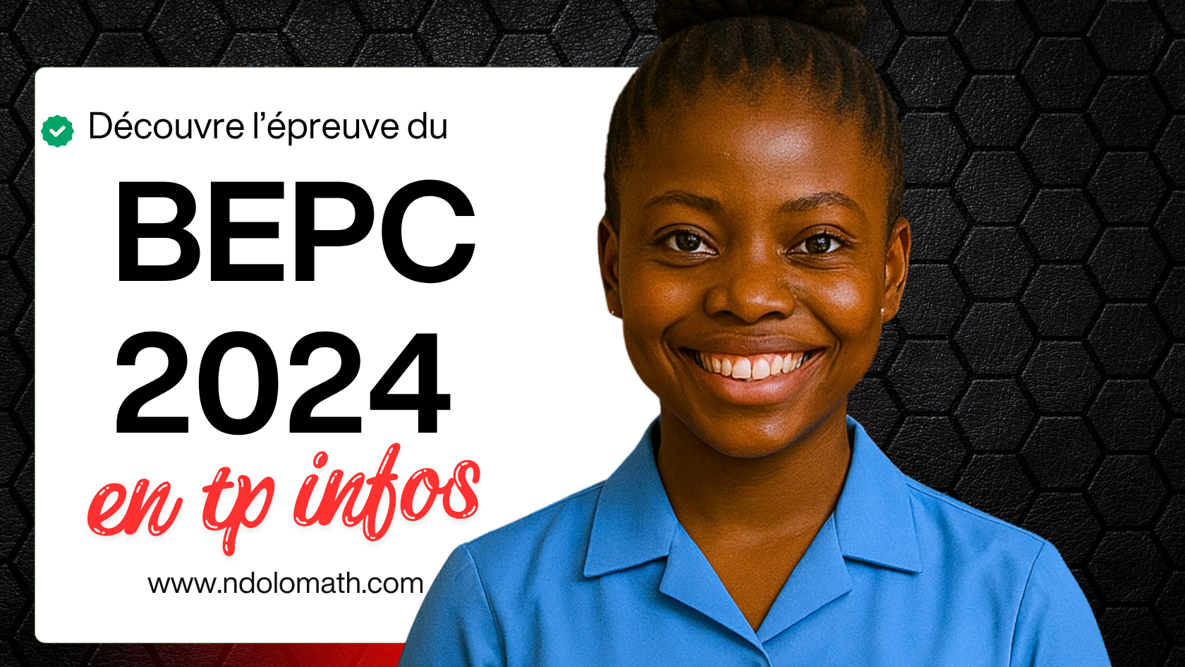 Épreuve pratique facultative d’Informatique au BEPC 2024