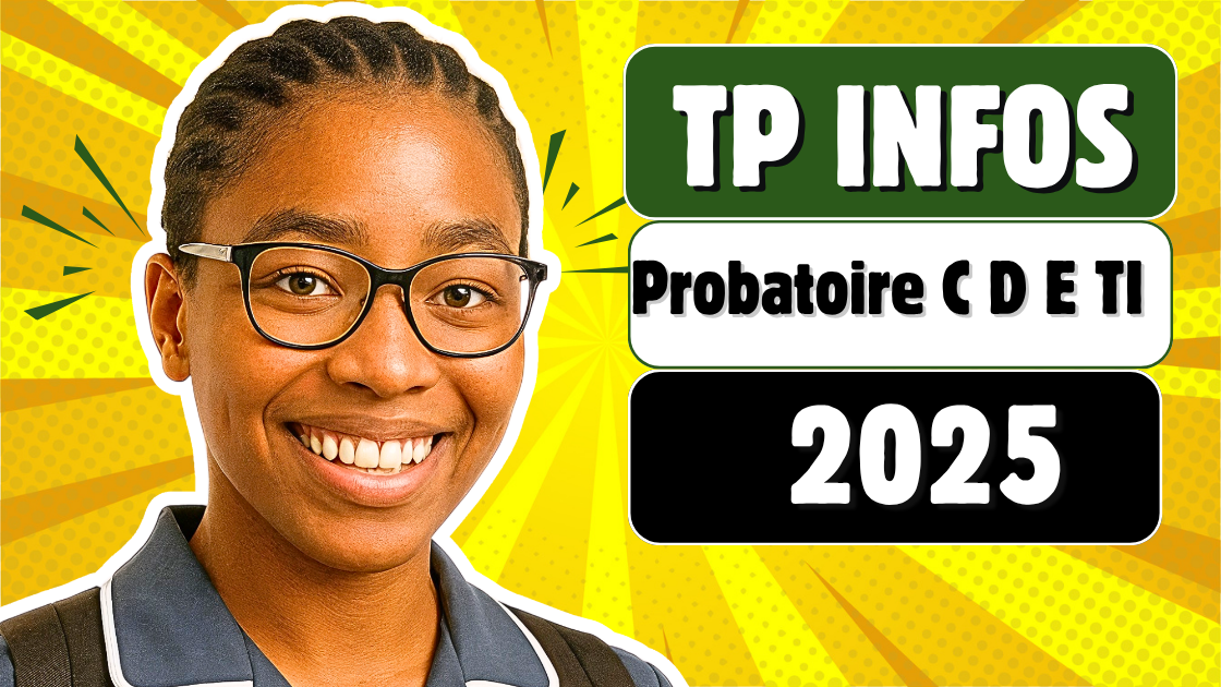 Épreuve pratique facultative d’Informatique au Probatoire C D E 2025