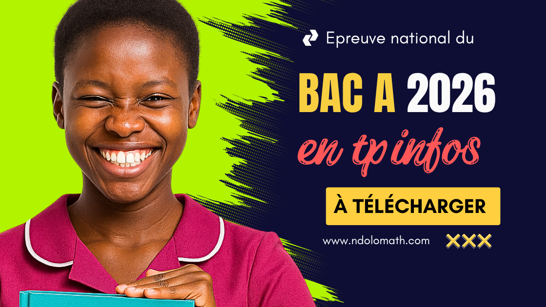 Épreuve pratique facultative d’Informatique au BAC A 2026