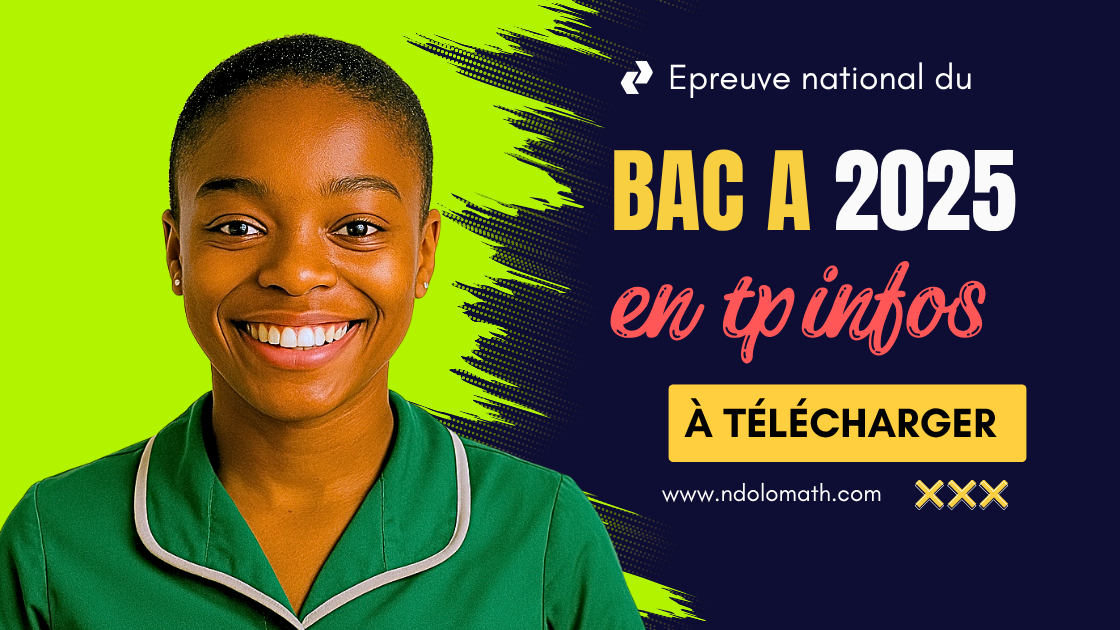 Épreuve pratique facultative d’Informatique au BAC A 2025