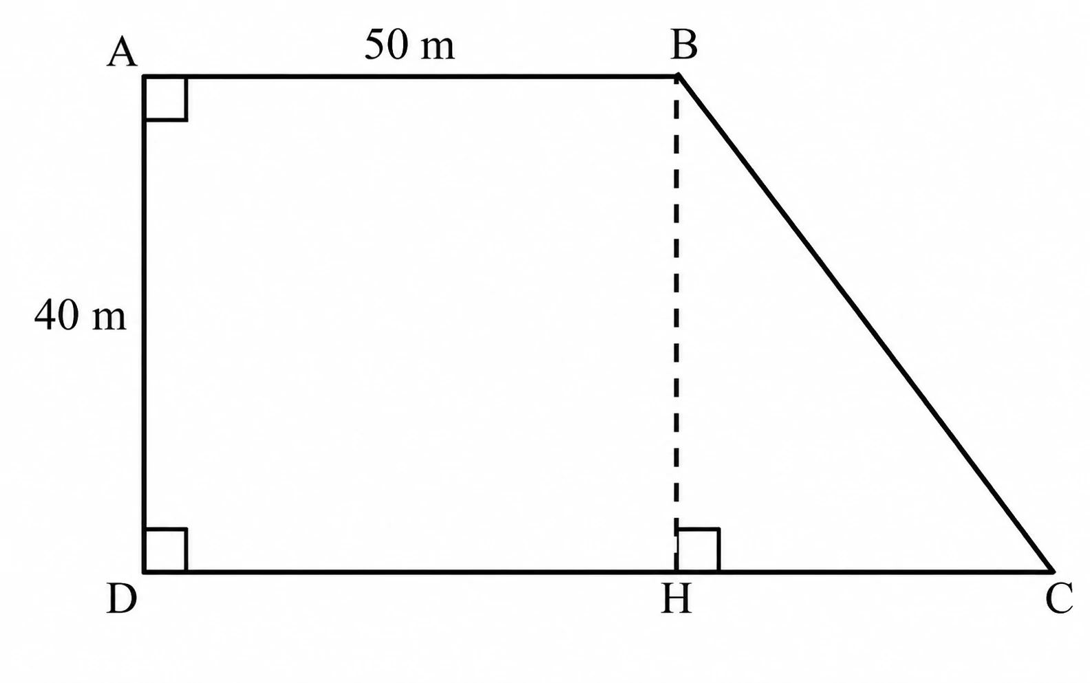 Figure du trapèze ABCD