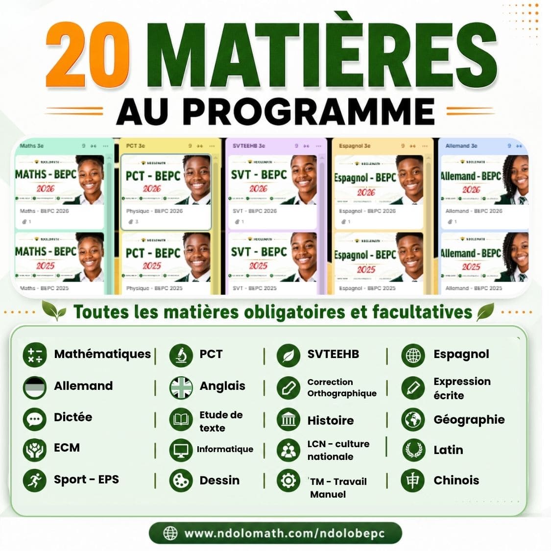 Fiche complémentaire de présentation de NdoloBEPC