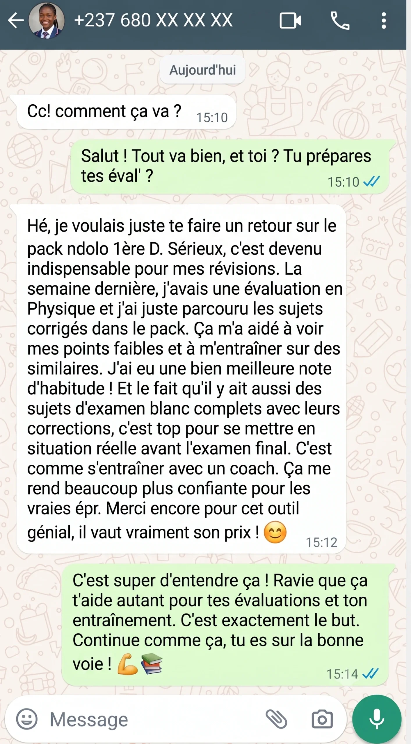 Témoignage Ndolomath 4