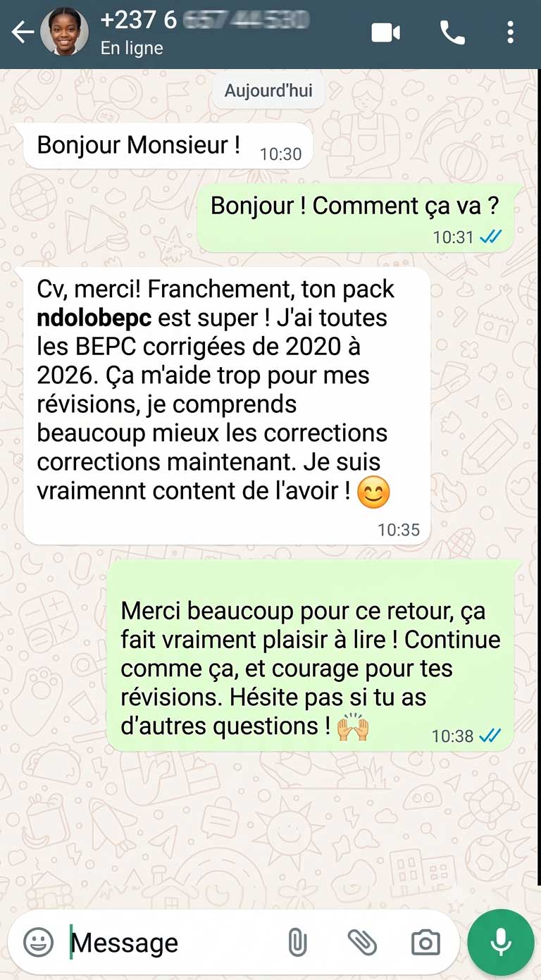 Témoignage élÚve 2