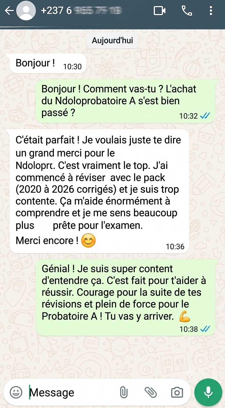 Témoignage élÚve 1