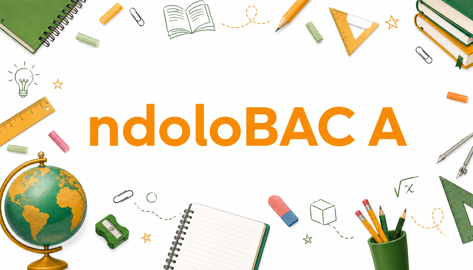 NdoloBAC A, pack complet pour préparer le BAC A avec sujets corrigés, langues, littérature, philosophie et supports de révision