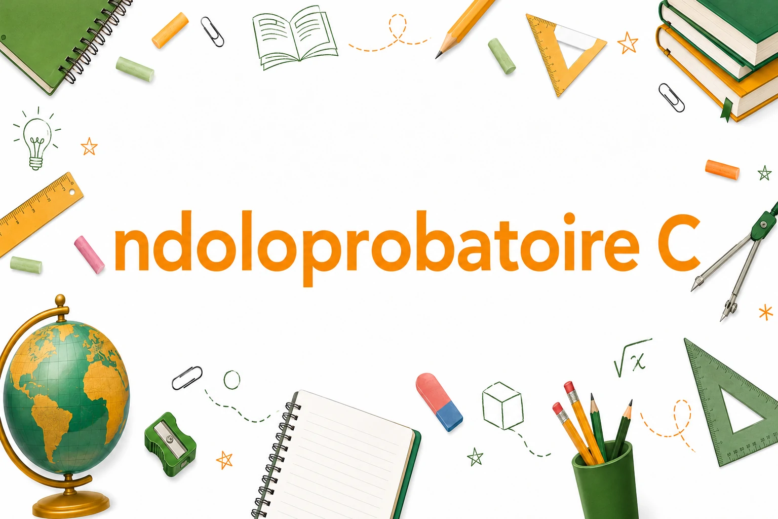 NdoloProbatoire C, pack complet pour préparer le Probatoire C avec sujets corrigés, PDF, images et bonus de révision
